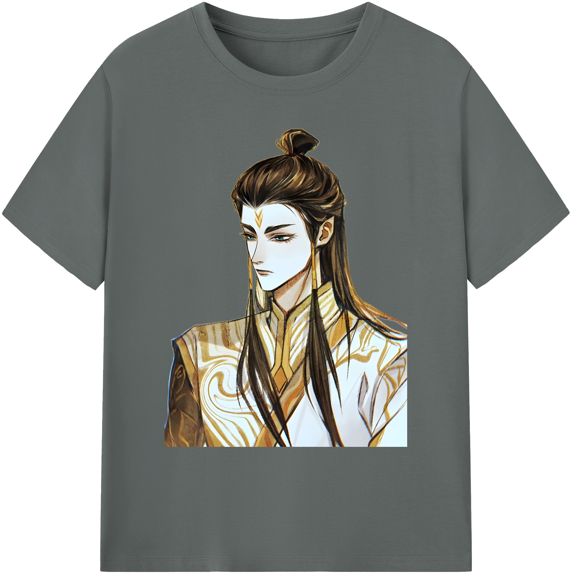 （画像用） Ne Zha 2 ナタ 魔童の大暴れ 綿100％ メンズ半袖Tシャツ｜肌触りやわらか＆通気性